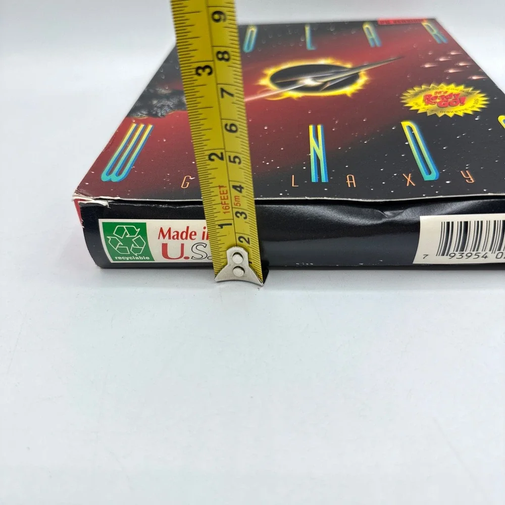 Solar Winds Galaxy PC OS 3.5 Disk  Vtg Big Box 1994 Moon Doggie B&N Co. Sci Fi